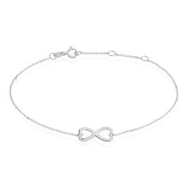 J.End/éar Bracelet Infini pour Femmes Filles Or Rose 925 Argent Sterling Bracelet Tress/é /à La Main avec Cha/îne Multicolore et R/églable Infinity Breloque Bracelet Fil 16+8cm